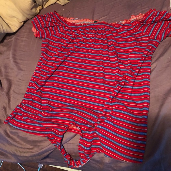 Red With Strips. Has Lots Of Space - Picture 1 of 1